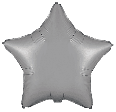 Flexmetal Matte Moonlight Silver 18" Star Foil