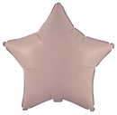 Flexmetal Matte Vintage Rose 18" Star Foil Balloon