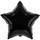 Flexmetal Black 18" Star Foil Balloon