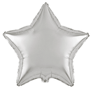 Flexmetal Silver 18" Star Foil Balloon