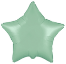 Flexmetal Pastel Mint 18" Star Foil Balloon