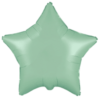 Flexmetal Pastel Mint 18" Star Foil Balloon