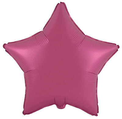 Flexmetal Pastel Red 18" Star Foil Balloon