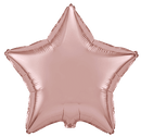 Flexmetal Rose Gold 18" Star Foil Balloon