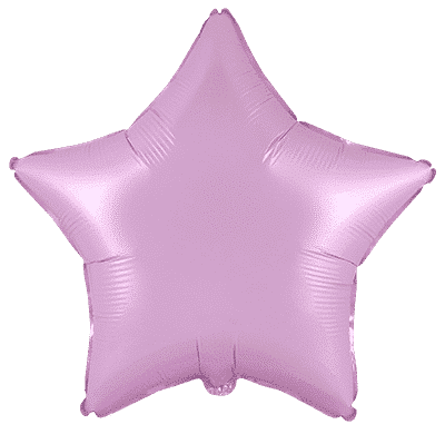 Flexmetal Pastel Pink 18" Star Foil Balloon