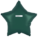 Flexmetal Satin Dark Green 18" Star Foil Balloon