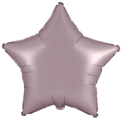 Flexmetal Satin Mushroom 18" Star Foil Balloon