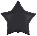 Flexmetal Satin Black 18" Star Foil Balloon