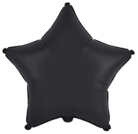 Flexmetal Satin Black 18" Star Foil Balloon