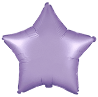 Flexmetal Satin Pastel Lilac 18" Star Foil Balloon