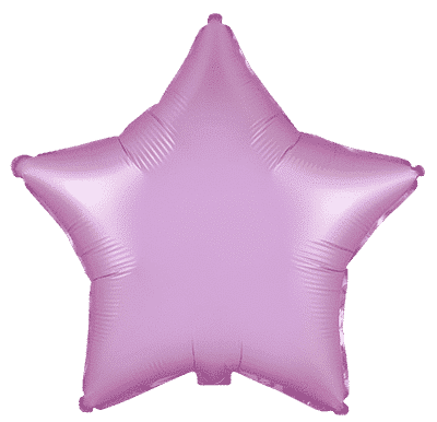Flexmetal Satin Pastel Pink 18" Star Foil Balloon