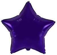 Flexmetal Violet 18" Star Foil Balloon