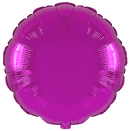 Flexmetal Fuchsia 18" Round Foil Balloon