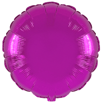 Flexmetal Fuchsia 18" Round Foil Balloon
