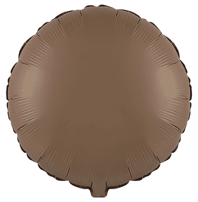Flexmetal Matte Chocolate Brown 18" Round Foil