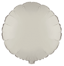 Flexmetal Matte Creamy Latte 18" Round Foil