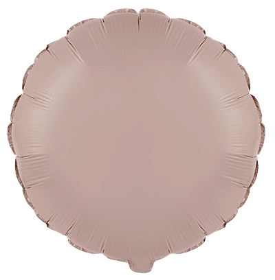 Flexmetal Matte Vintage Rose 18" Round Foil