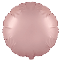 Flexmetal Pastel Light Orange 18" Round Foil
