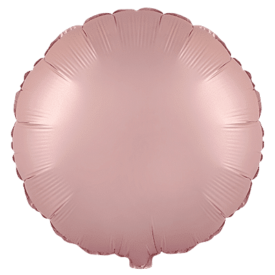 Flexmetal Pastel Light Orange 18" Round Foil