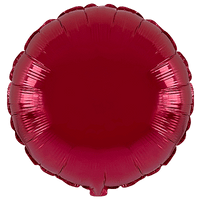 Flexmetal Red 18" Round Foil Balloon