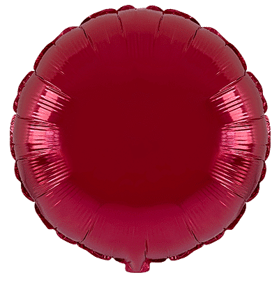 Flexmetal Red 18" Round Foil Balloon