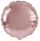 Flexmetal Rose Gold 18" Round Foil Balloon