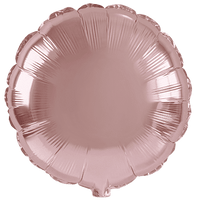 Flexmetal Rose Gold 18" Round Foil Balloon