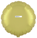 Flexmetal Satin Lemon 18" Round Foil Balloon