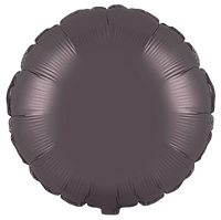 Flexmetal Satin Brown 18" Round Foil Balloon