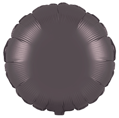 Flexmetal Satin Brown 18" Round Foil Balloon