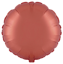Flexmetal Satin Orange 18" Round Foil Balloon