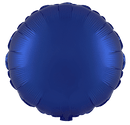Flexmetal Satin Navy Blue 18" Round Foil Balloon