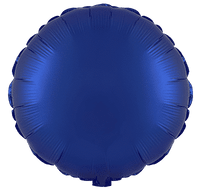 Flexmetal Satin Navy Blue 18" Round Foil Balloon