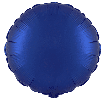 Flexmetal Satin Navy Blue 18" Round Foil Balloon