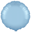 Flexmetal Satin Pastel Blue 18" Round Foil Balloon