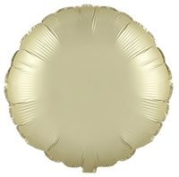 Flexmetal Satin Pastel Gold 18" Round Foil Balloon