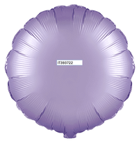 Flexmetal Satin Pastel Lilac 18" Round Foil
