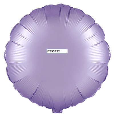 Flexmetal Satin Pastel Lilac 18" Round Foil