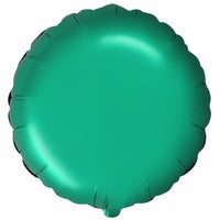 Flexmetal Satin Green 18" Round Foil Balloon