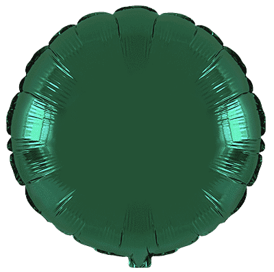 Flexmetal Green 18" Round Foil Balloon