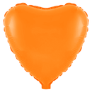 Flexmetal Fluor Orange 18" Round Foil Balloon