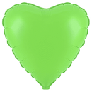 Flexmetal Fluor Green 18" Round Foil Balloon
