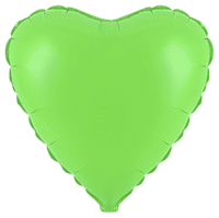 Flexmetal Fluor Green 18" Round Foil Balloon