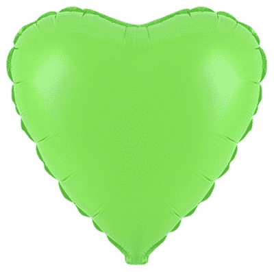 Flexmetal Fluor Green 18" Round Foil Balloon