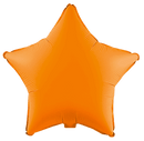 Flexmetal Fluor Orange 18" Star Foil Balloon