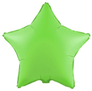 Flexmetal Fluor Green 18" Star Foil Balloon