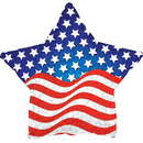 Stars & Stripes 18" Foil Balloon
