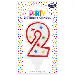 Eurowrap Party Candle Number 2