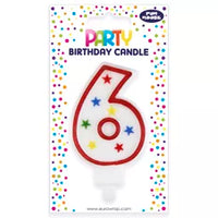 Eurowrap Party Candle Number 6