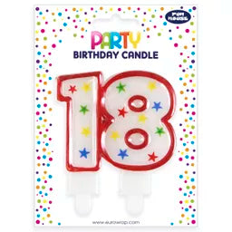 Eurowrap Party Candle Age 18